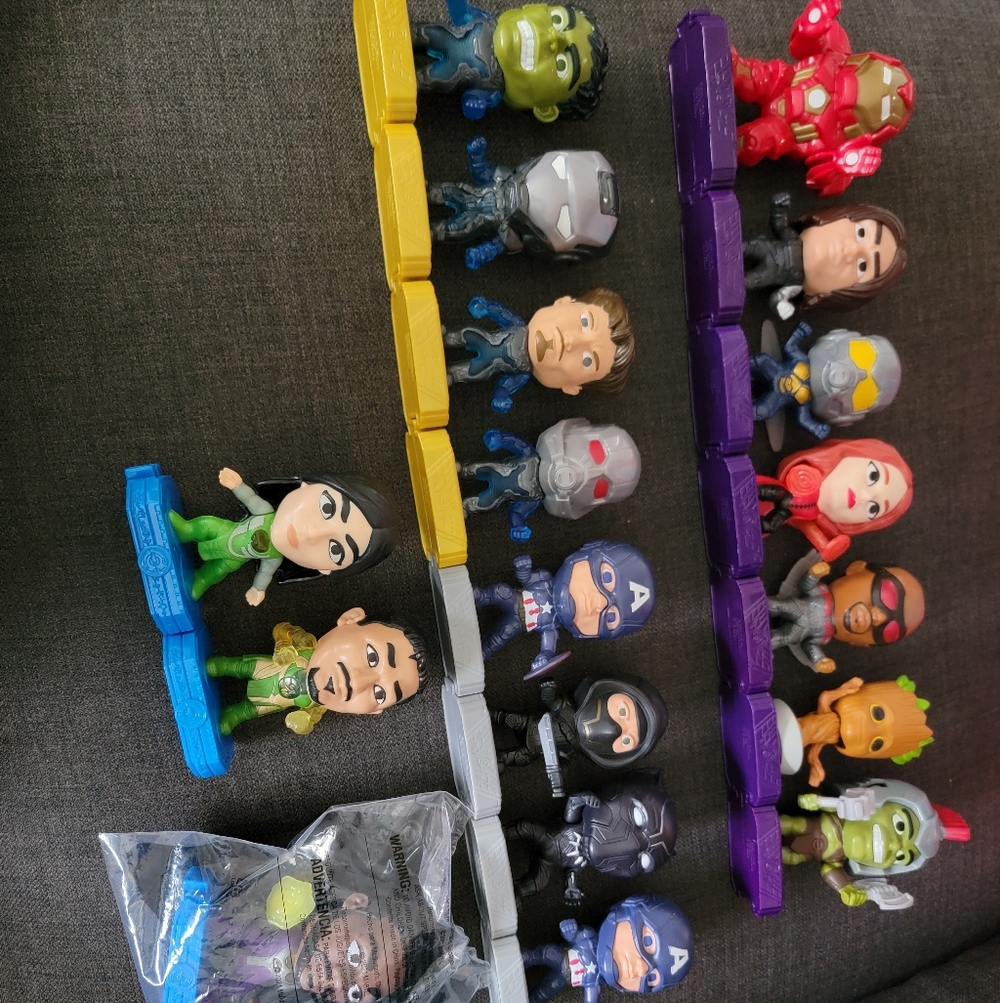 Heroic Action Figures Set - 2019-2020 Mcdonald's Marvel